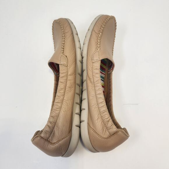 SAS Sunny Slip On Latte Brown Leather Loafer Women Size 9.5 N Comfort Shoes - Picture 7 of 8